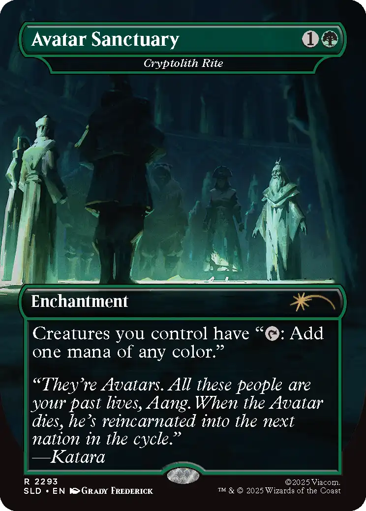 Avatar Sanctuary - Cryptolith Rite [2293] [Borderless] [A Lot to Learn] [Secret Lair Drop] [Non-Foil]