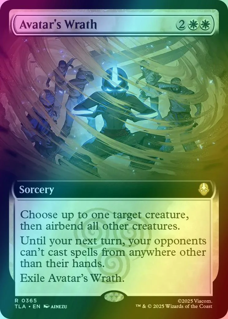 Avatar's Wrath [365] [Extended Art] [Avatar: The Last Airbender] [Foil]