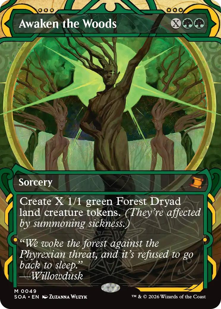 Awaken the Woods [49] [Showcase] [Secrets of Strixhaven: Mystical Archive] [Non-Foil]