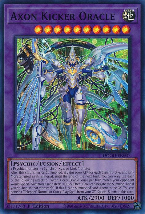 Axon Kicker Oracle - DOOD-EN037 - Super Rare - 1st Edition