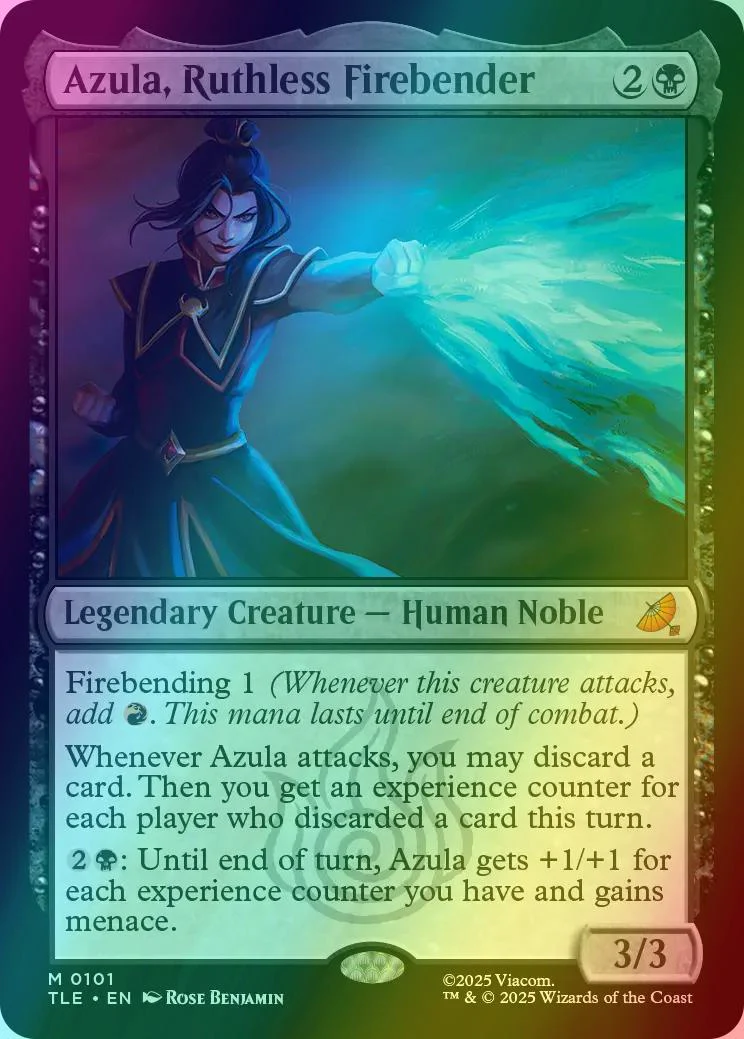 Azula, Ruthless Firebender [101] [Avatar: The Last Airbender Eternal] [Foil]