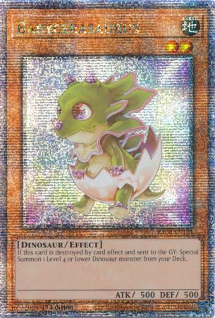 Babycerasaurus - RA04-EN131 - Quarter Century Secret Rare - 1st Edition