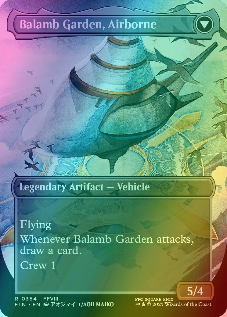 Balamb Garden, SeeD Academy // Balamb Garden, Airborne [354] [Borderless] [FINAL FANTASY] [Foil] - Image 2