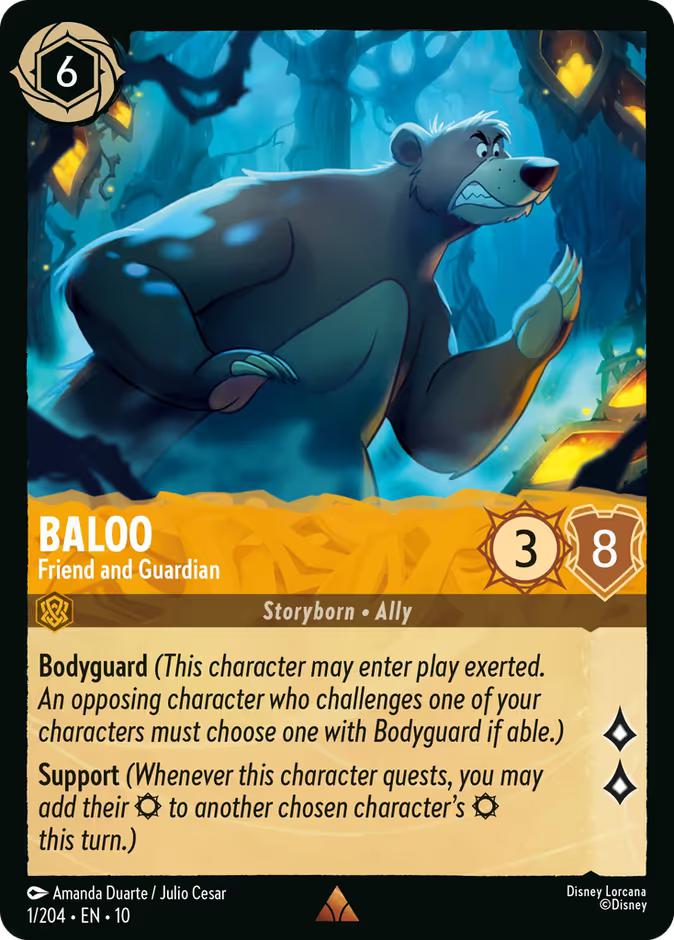 Baloo - Friend and Guardian - 1/204 [Whispers in the Well] [Non-Foil]
