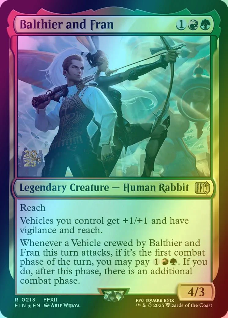 Balthier and Fran [213s] [Prerelease] [FINAL FANTASY: Promos] [Foil]