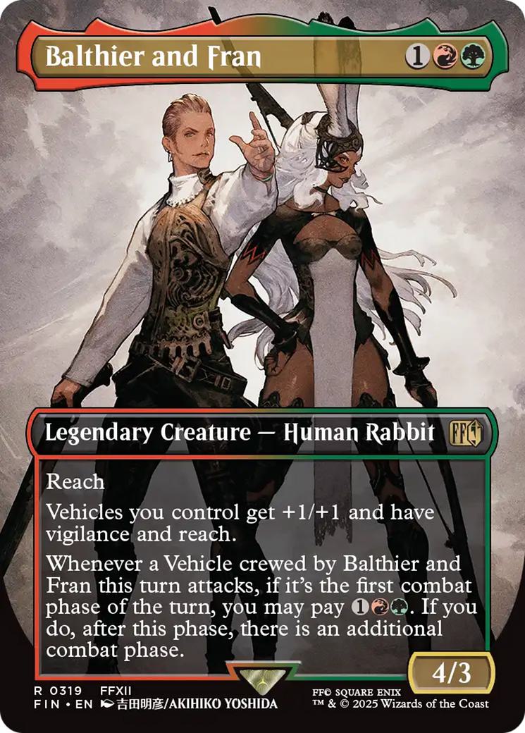 Balthier and Fran [319] [Borderless] [FINAL FANTASY] [Non-Foil]