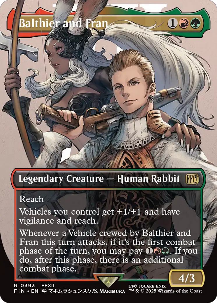 Balthier and Fran [393] [Borderless] [Character] [FINAL FANTASY] [Non-Foil]