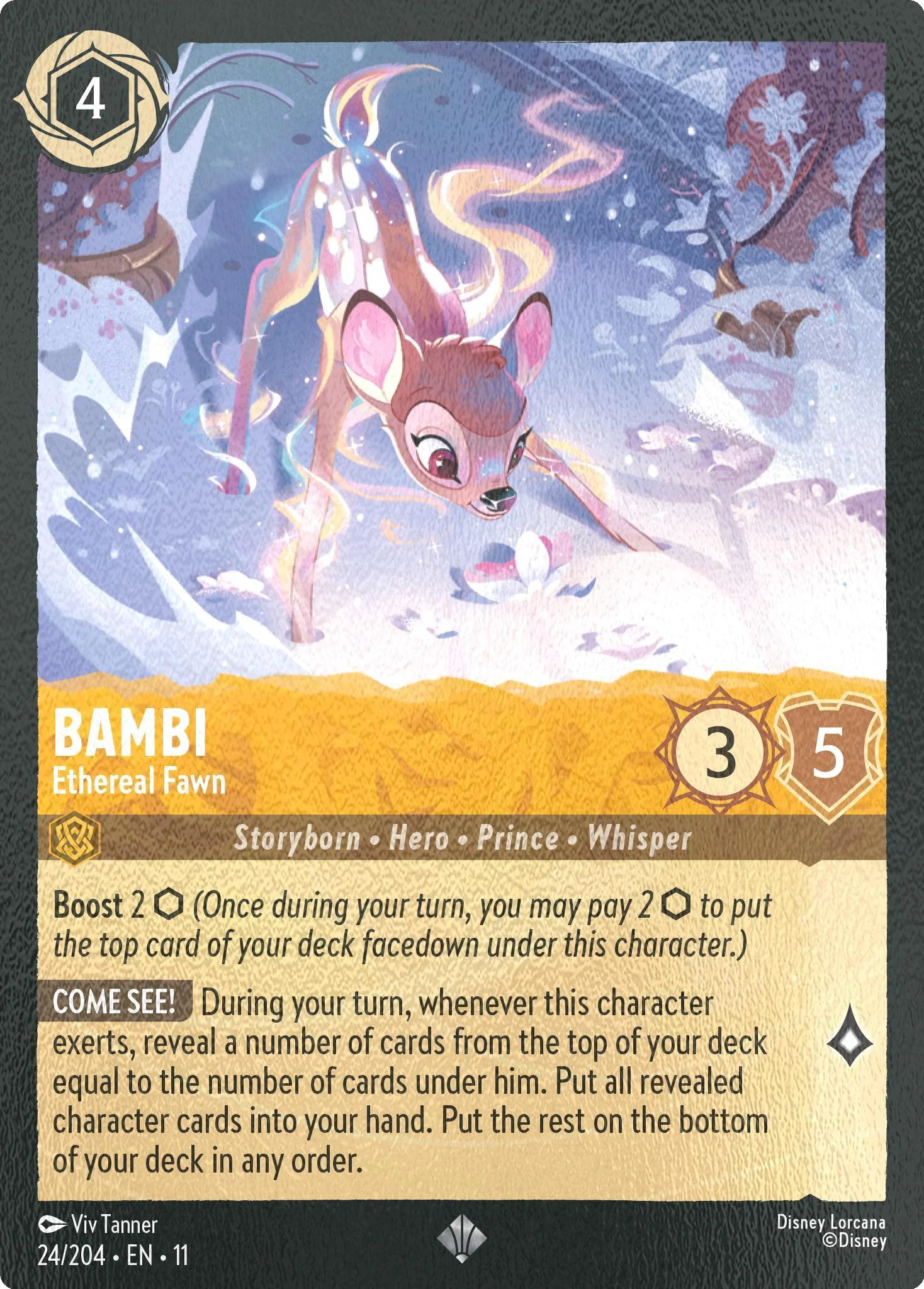 Bambi - Ethereal Fawn - 24/204 [Winterspell] [Cold Foil]