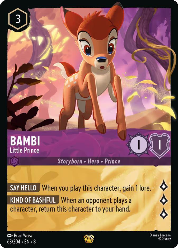 Bambi - Little Prince - 63/204 [Reign of Jafar] [Non-Foil]