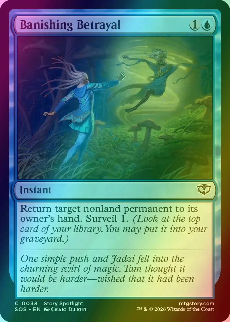 Banishing Betrayal [38] [Secrets of Strixhaven] [Foil]
