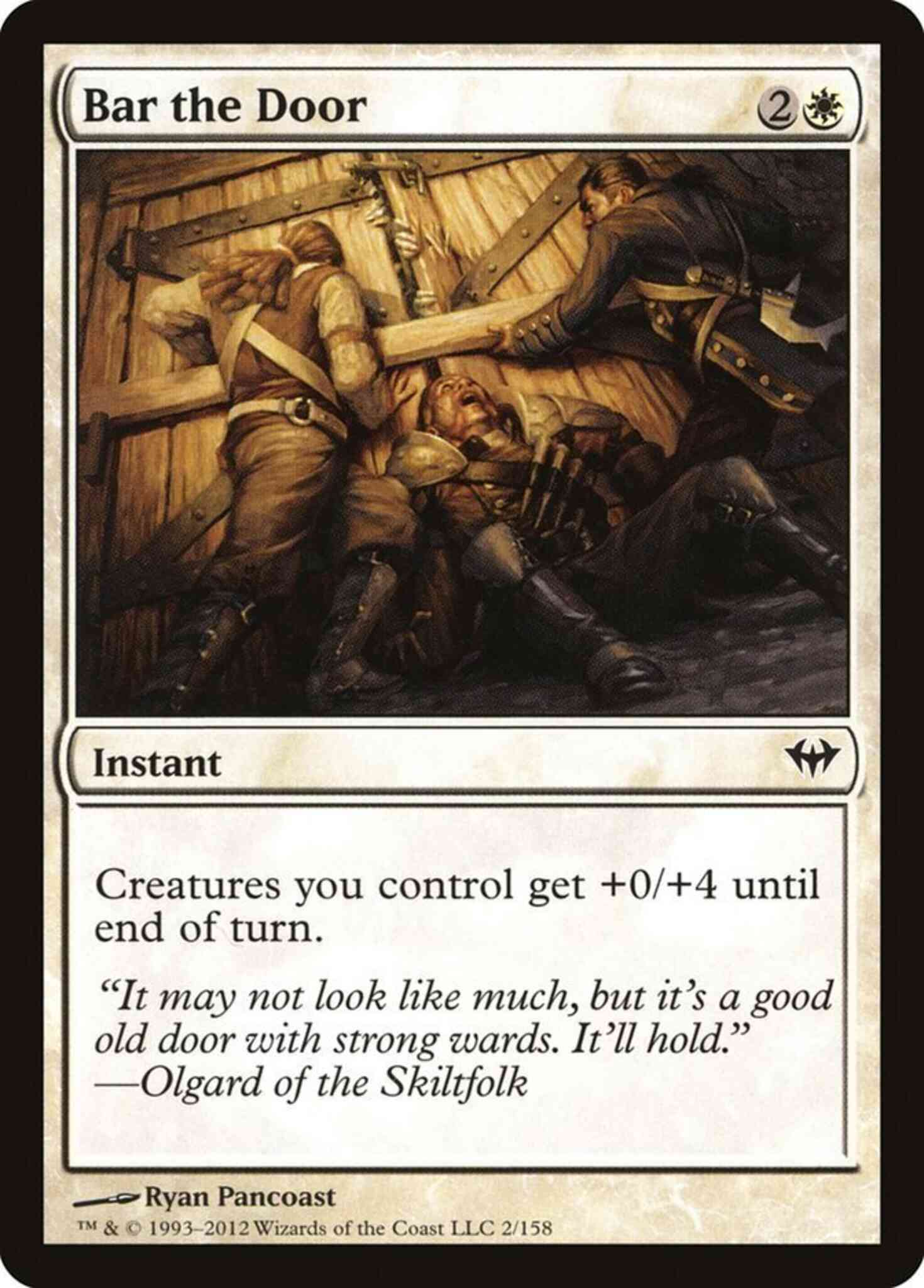 Bar the Door [2] [Dark Ascension] [Non-Foil]