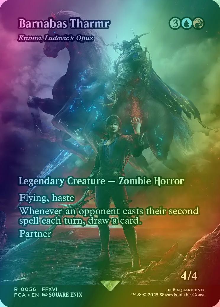 Barnabas Tharmr - Kraum, Ludevic's Opus [56] [Borderless] [FINAL FANTASY: Through the Ages] [Foil]
