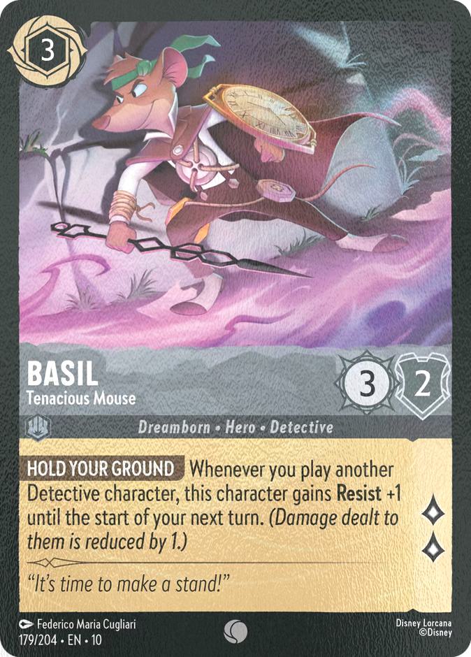 Basil - Tenacious Mouse - 179/204 [Whispers in the Well] [Cold Foil]