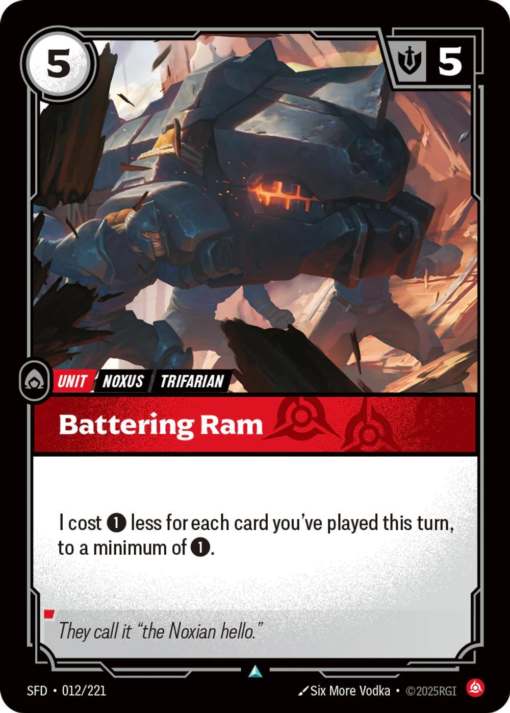 Battering Ram - 012/221 [Spiritforged] [Non Foil]
