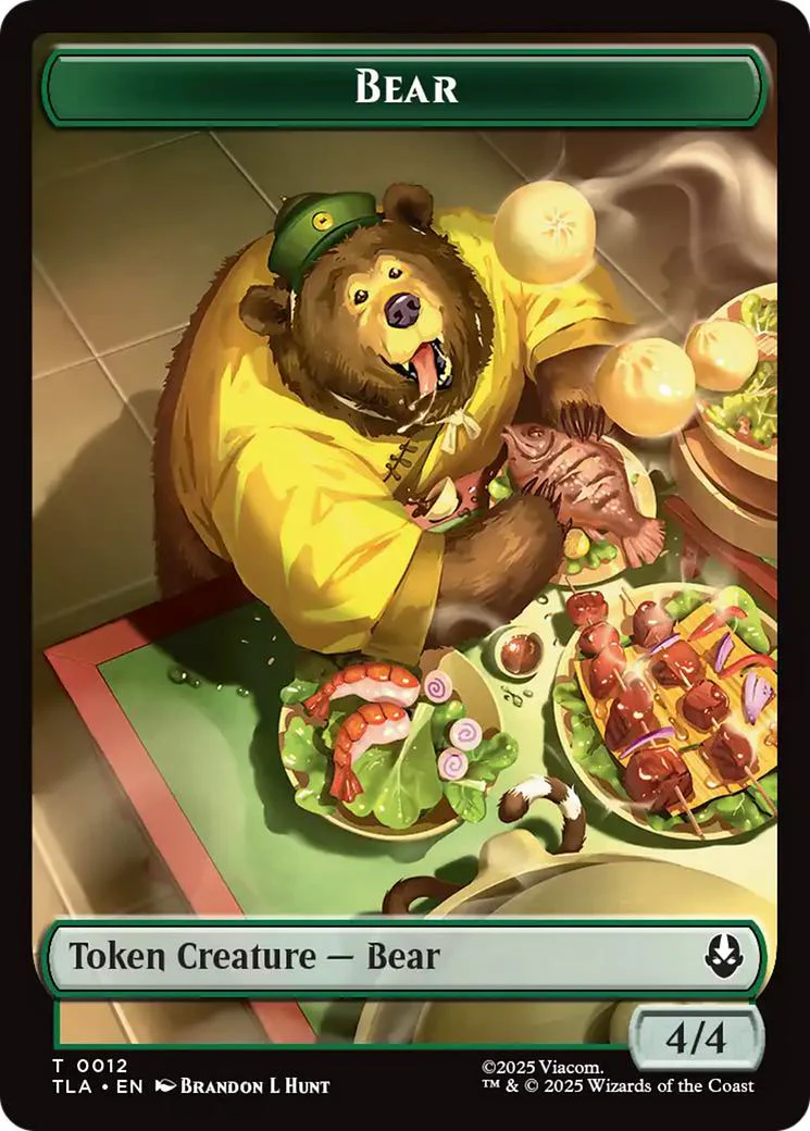 Bear Token (12) // Food Token (20) [Avatar: The Last Airbender: Tokens] [Non-Foil]