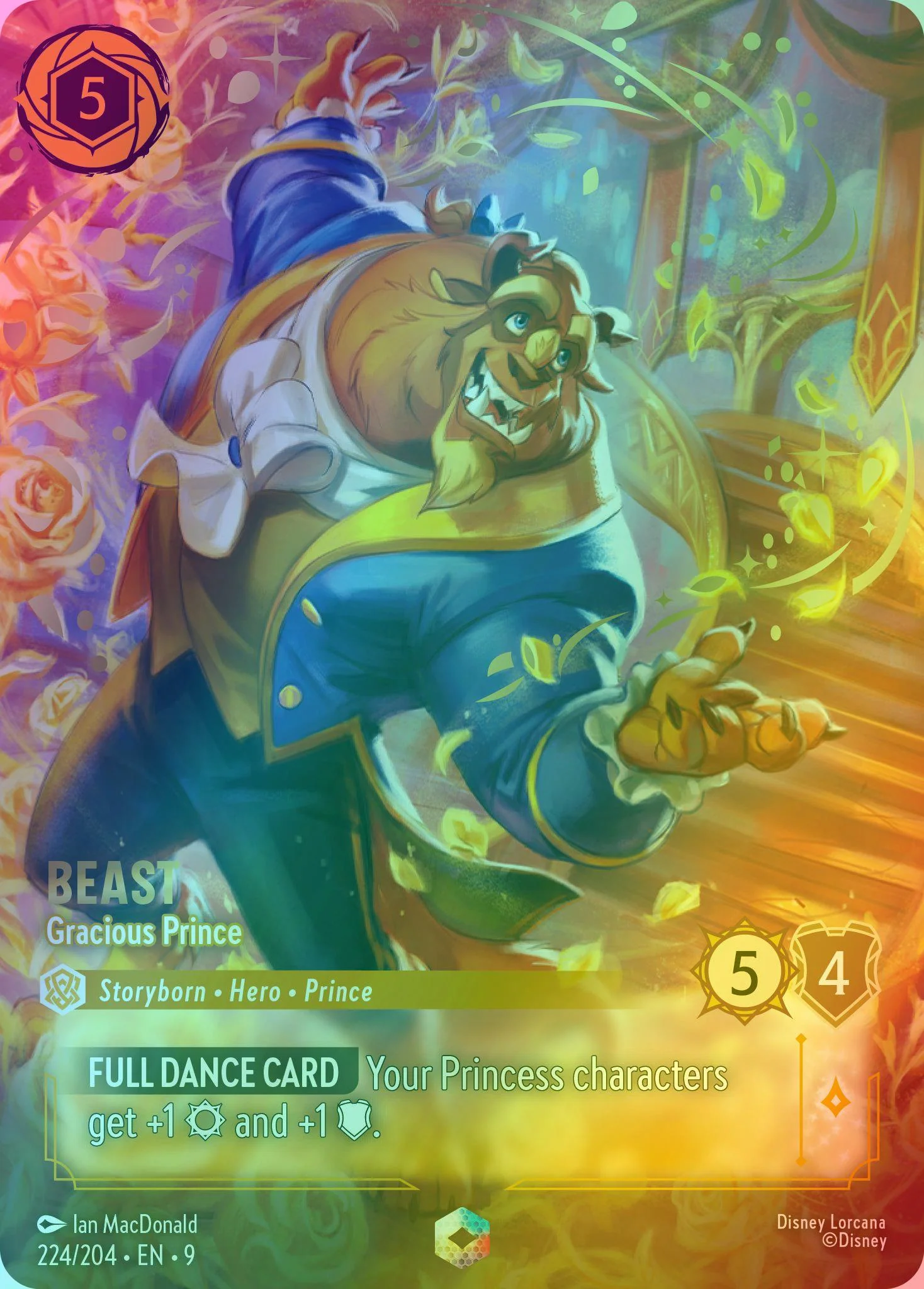 Beast - Gracious Prince (Enchanted) - 224/204 [Fabled] [Holofoil]