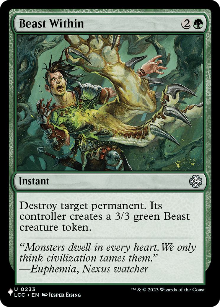 Beast Within [LCC-233] [The List] [Non-Foil]