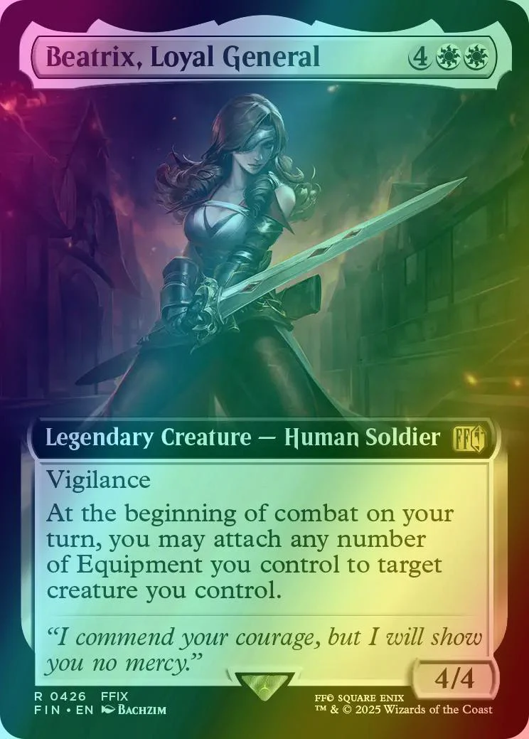 Beatrix, Loyal General [426] [Extended Art] [FINAL FANTASY] [Foil]