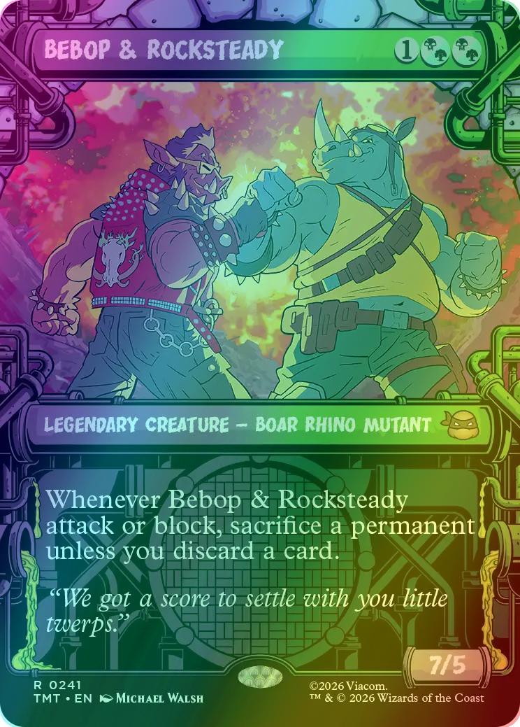 Bebop & Rocksteady [241] [Sewer Frame] [Teenage Mutant Ninja Turtles] [Foil]