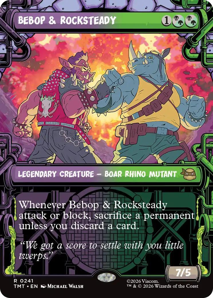 Bebop & Rocksteady [241] [Sewer Frame] [Teenage Mutant Ninja Turtles] [Non-Foil]