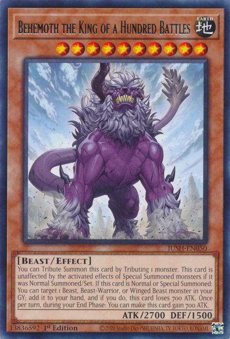 Behemoth the King of a Hundred Battles - JUSH-EN050 - Rare - 1st Edition