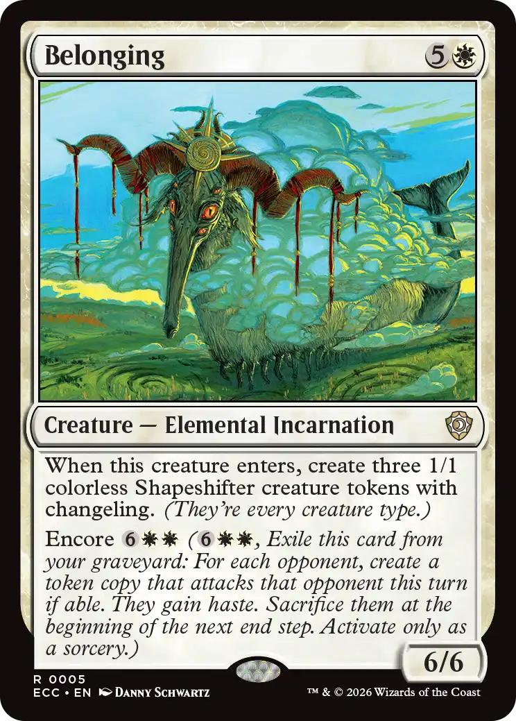 Belonging [5] [Lorwyn Eclipsed: Commander] [Non-Foil]