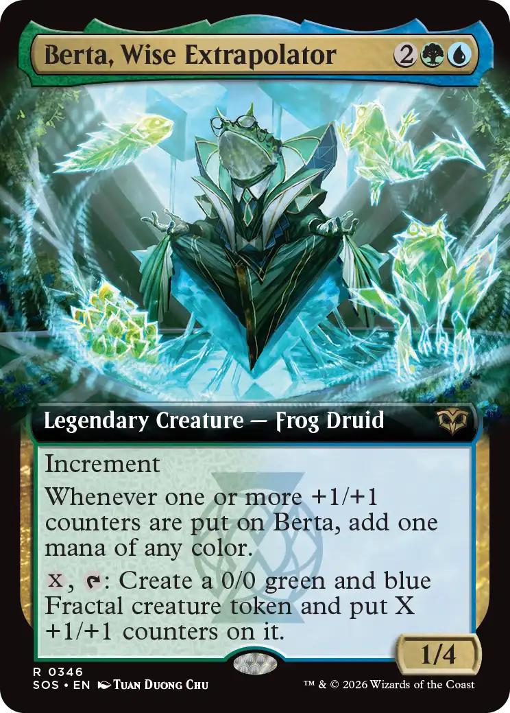 Berta, Wise Extrapolator [346] [Extended Art] [Secrets of Strixhaven] [Non-Foil]
