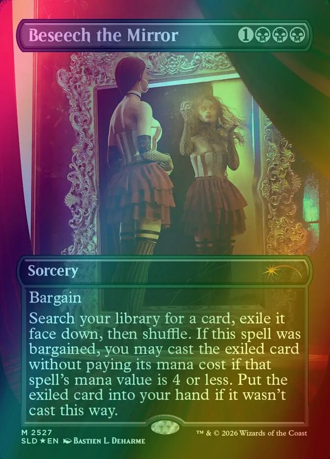 Beseech the Mirror [2527] [Borderless] [Viva la Rakdos] [Secret Lair Drop] [Foil]
