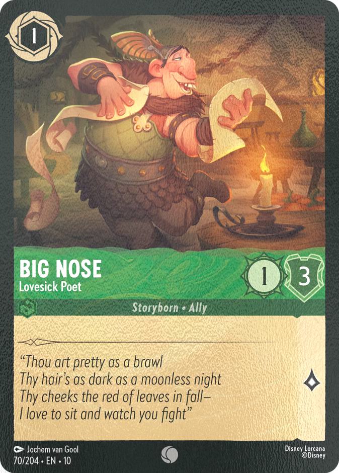 Big Nose - Lovesick Poet - 70/204 [Whispers in the Well] [Cold Foil]