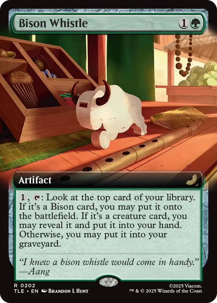 Bison Whistle [202] [Extended Art] [Avatar: The Last Airbender Eternal] [Non-Foil]