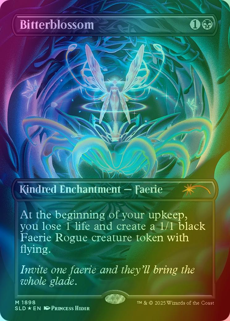 Bitterblossom [1898] [Borderless] [Everyone's Invited] [Secret Lair Drop] [Foil]