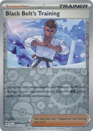 Black Belt's Training - 145/159 - Common [sv09-145] [Reverse Holo]