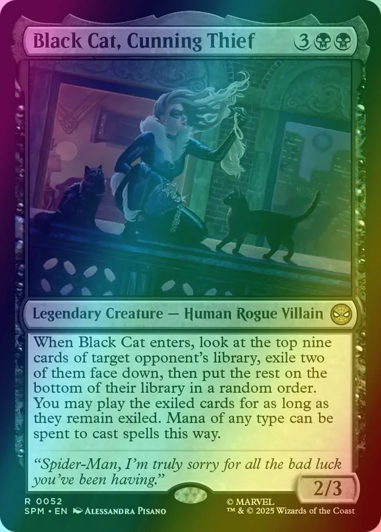 Black Cat, Cunning Thief [52] [Marvel's Spider-Man] [Foil]