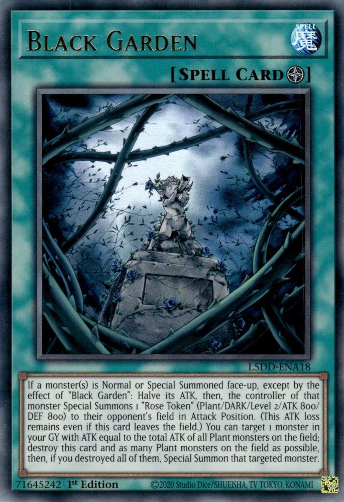 Black Garden - L5DD-ENA18 - Ultra Rare - 1st Edition