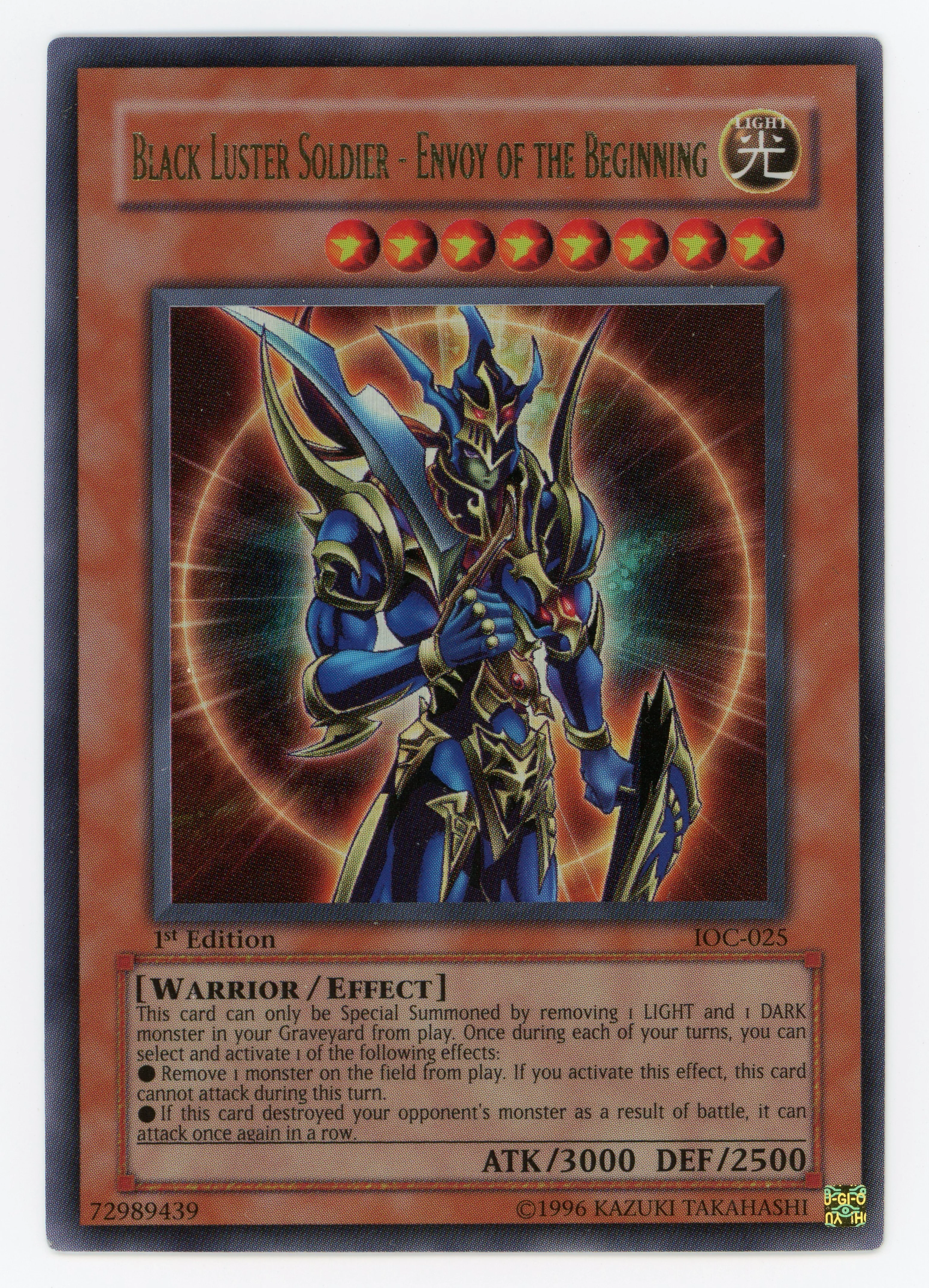 Black Luster Soldier - Envoy of the Beginning — Ultra Rare|1st Edition — Scan 15896