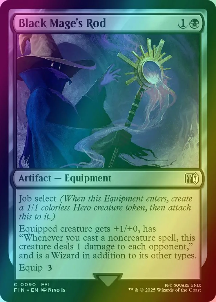 Black Mage's Rod [90] [FINAL FANTASY] [Foil]