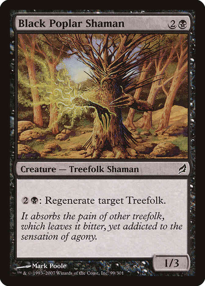 Black Poplar Shaman [99] [Lorwyn] [Non-Foil]