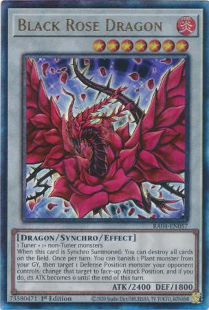 Black Rose Dragon - RA04-EN057 - Ultimate Rare - 1st Edition