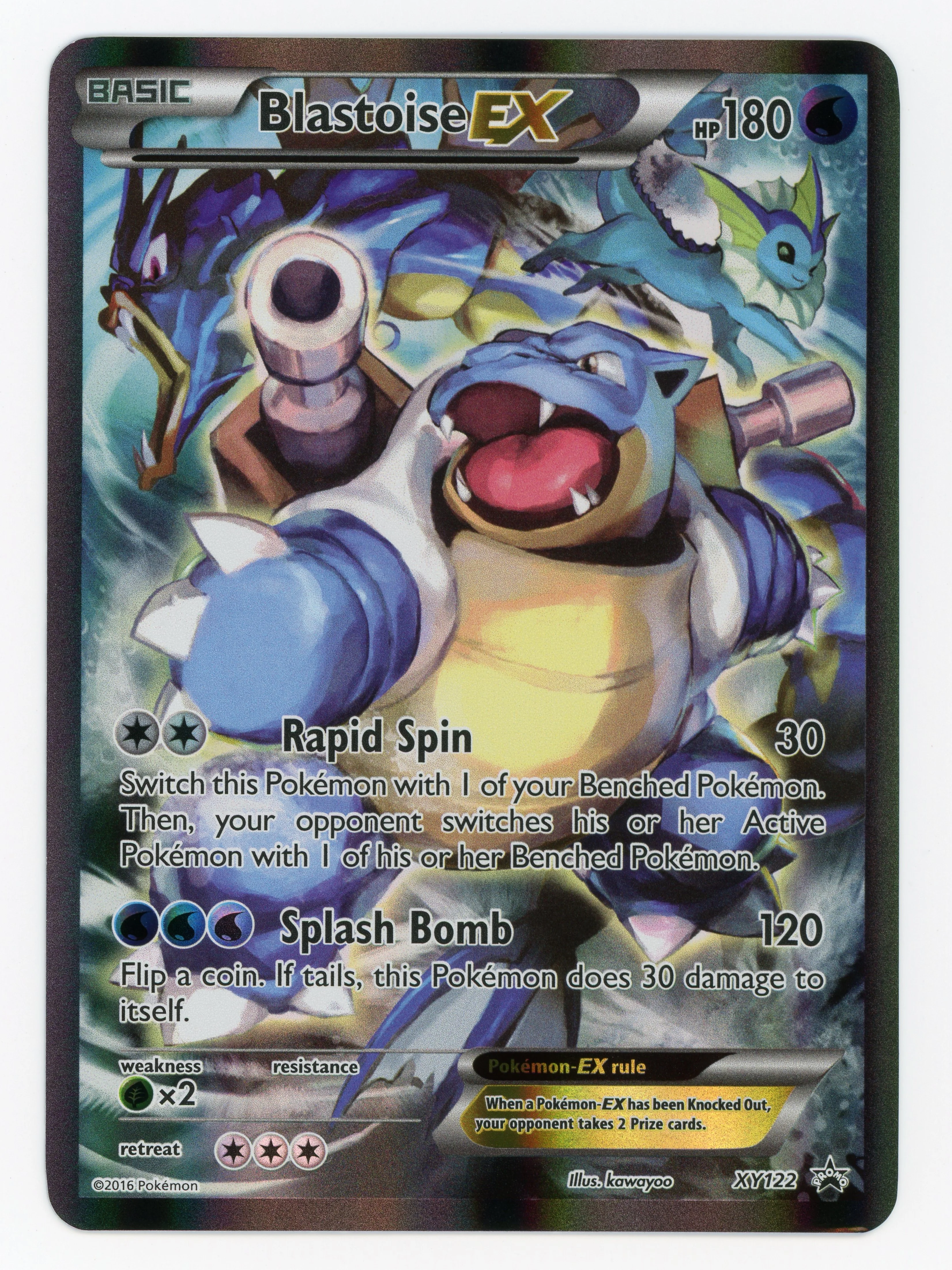 Blastoise-EX - XY122 - Promo - Ultra Rare - Scan 14890