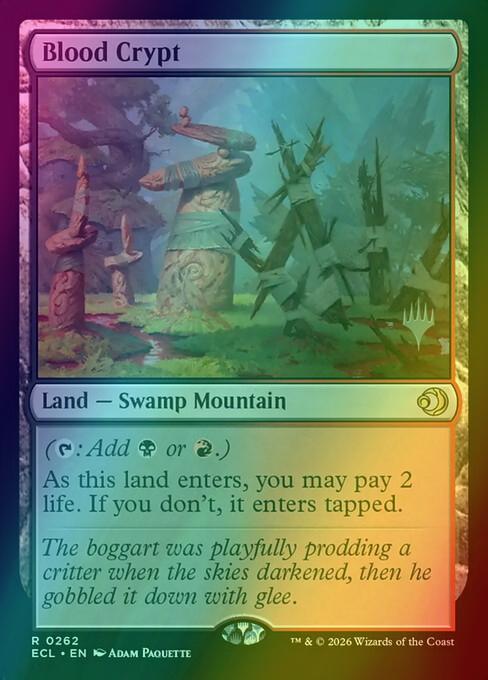 Blood Crypt [262p] [Promo Pack] [Lorwyn Eclipsed: Promos] [Foil]
