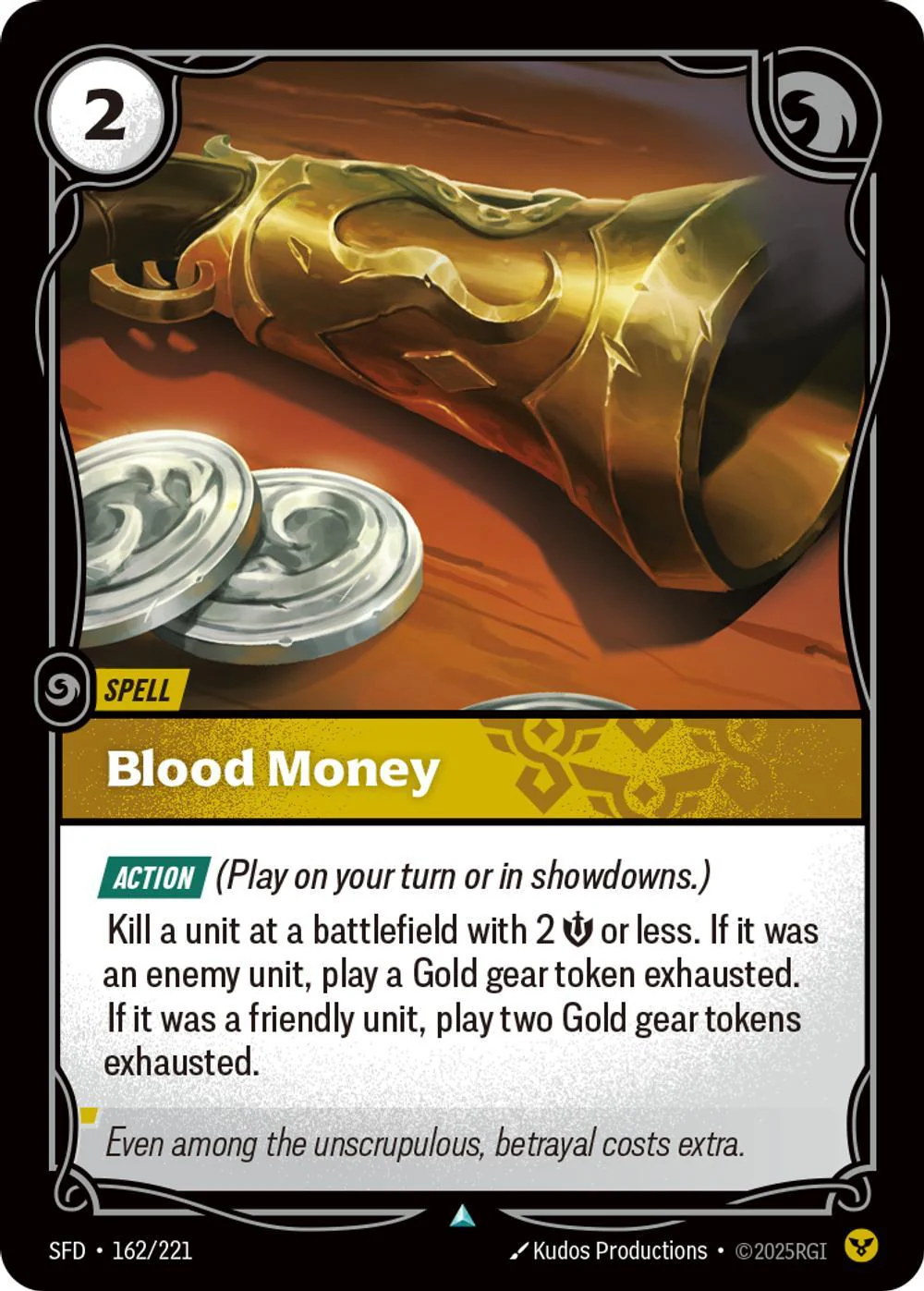 Blood Money - 162/221 [Spiritforged] [Non Foil]