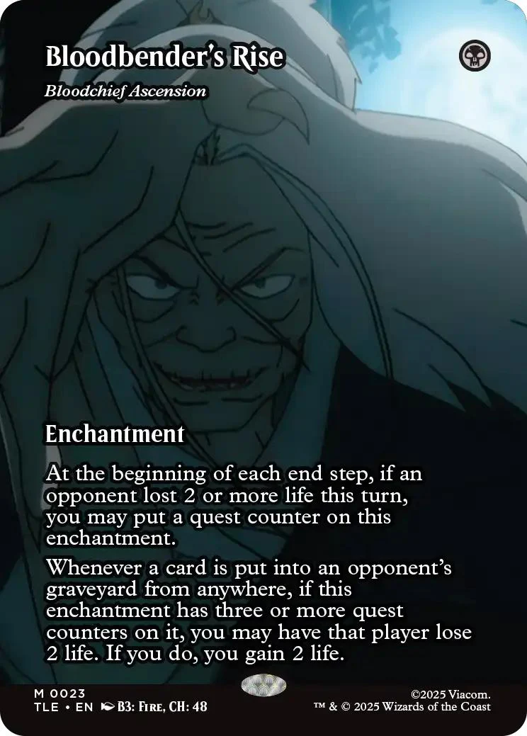 Bloodbender's Rise - Bloodchief Ascension [23] [Borderless] [Source Material] [Avatar: The Last Airbender Eternal] [Non-Foil]