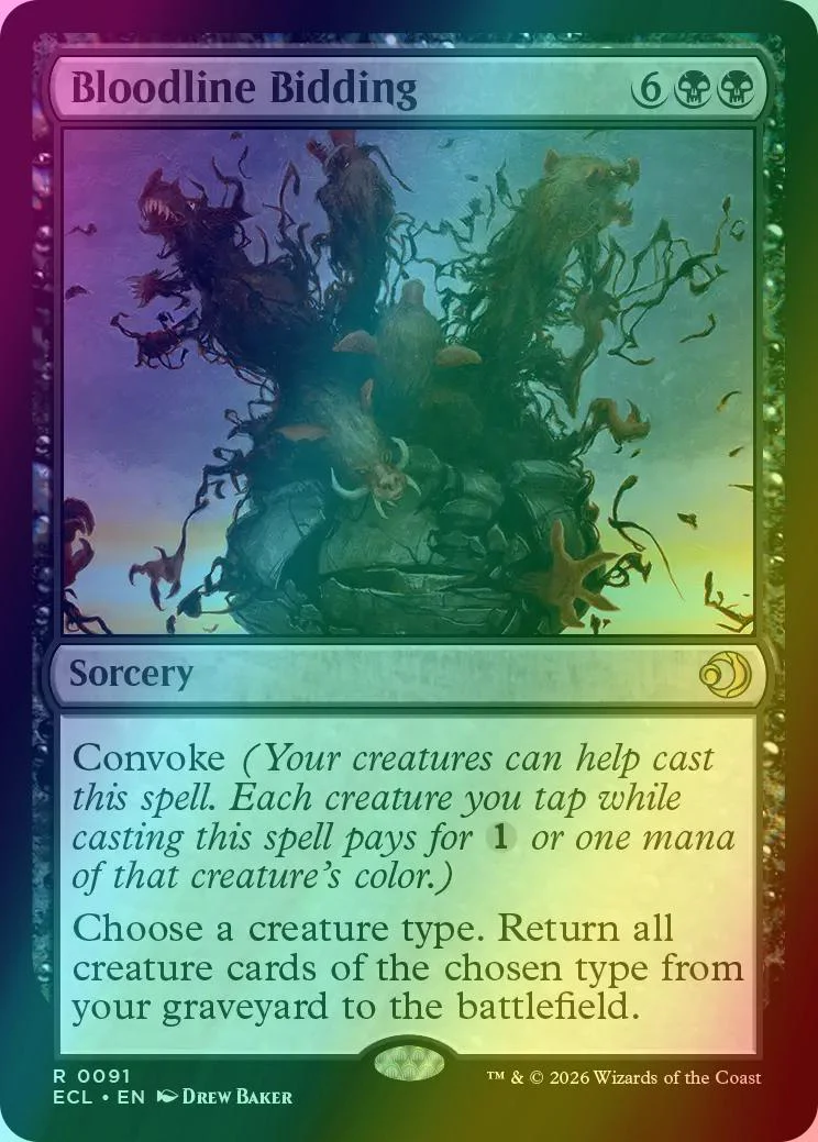 Bloodline Bidding [91] [Lorwyn Eclipsed] [Foil]