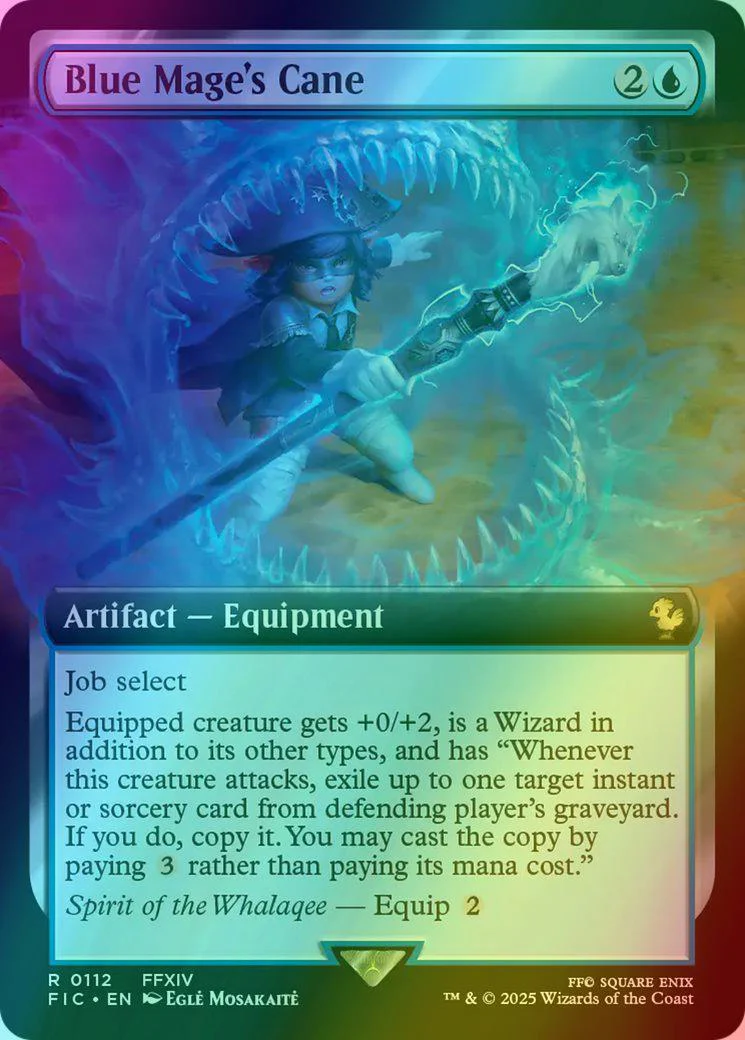 Blue Mage's Cane [112] [Extended Art] [FINAL FANTASY: Commander] [Foil]