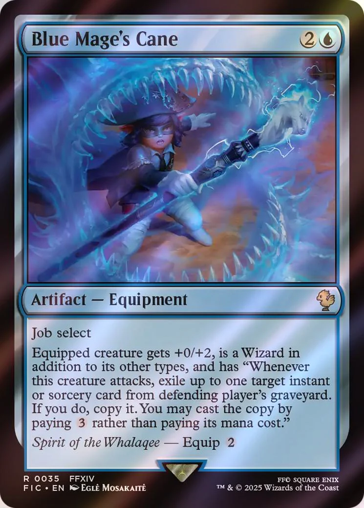 Blue Mage's Cane [35] [FINAL FANTASY: Commander] [Surge Foil]
