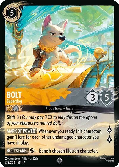 Bolt - Superdog - 223/204 [Illumineer's Quest: Palace Heist] [Cold Foil]