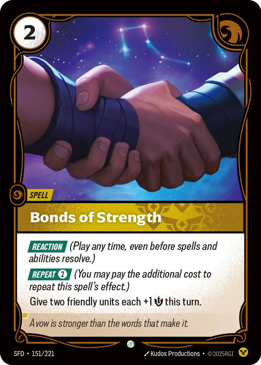 Bonds of Strength - 151/221 [Spiritforged] [Non Foil]