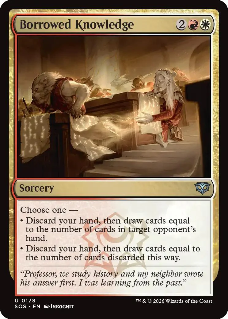 Borrowed Knowledge [178] [Secrets of Strixhaven] [Non-Foil]