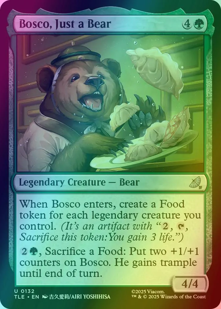 Bosco, Just a Bear [132] [Avatar: The Last Airbender Eternal] [Foil]