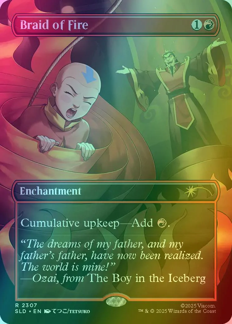 Braid of Fire [2307] [Borderless] [The Ember Island Players] [Secret Lair Drop] [Foil]